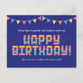 毎日は特別だが今日は特別だ ポストカード (正面)