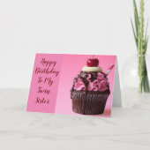 毎日は特別な誕生日です。私の**双子の妹** カード (正面)