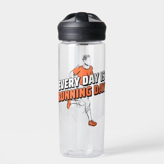 毎日は走の日 – CamelBak Eddy® ウォーターボトル (正面)