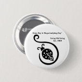 毎日は「抱擁てんとう虫日"ボタンです 缶バッジ (正面&裏面)