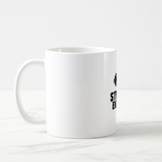 毎日より強く持ち上げる コーヒーマグカップ (左)