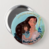 毎日より愛するボタン 缶バッジ (正面&裏面)