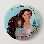 毎日より愛するボタン 缶バッジ (正面)