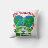 毎日を地球の日にする クッション (裏面)