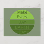 毎日を地球の日にする シーズンポストカード (正面)