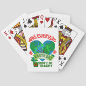 毎日を地球の日にする トランプ (裏面)