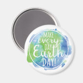 毎日を地球の日の磁石にする マグネット (正面/裏面)