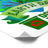 毎日を地球の日を小さくする ポスター (角)