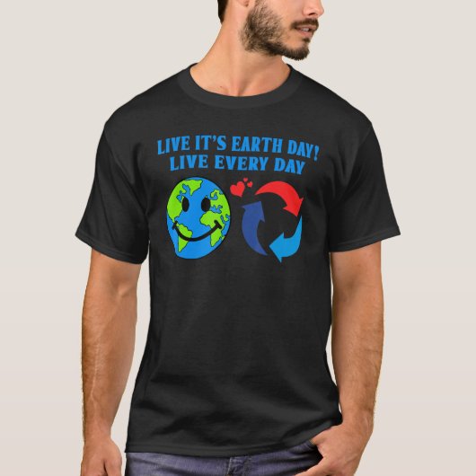 毎日を生きる Tシャツ (正面)