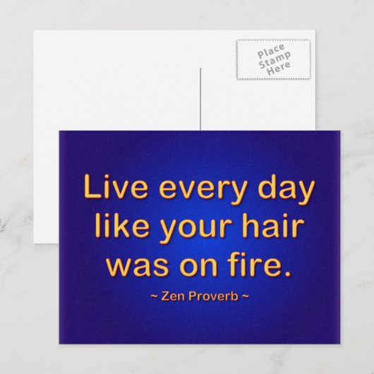 毎日を送る ポストカード (正面/裏面)