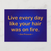 毎日を送る ポストカード (正面)