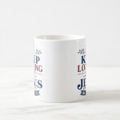 毎日イエスを見つめよう 日々の信仰の引用 コーヒーマグカップ (中央)