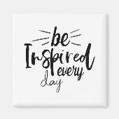 毎日インスパイアの引用文 マグネット (正面)