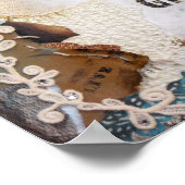 毎日ギフト引用文ミックスメディアアートプリント ポスター (角)