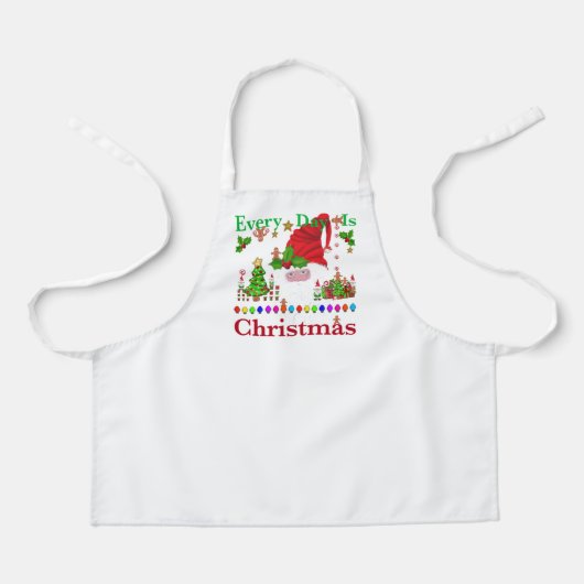 毎日クリスマスだ エプロン (正面)