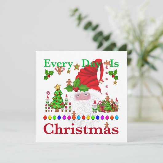 毎日クリスマスだ カード (スタンド正面)