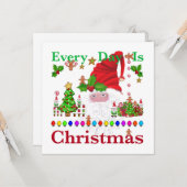 毎日クリスマスだ カード (正面/裏面インサイチュ)