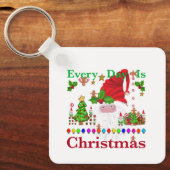毎日クリスマスだ キーホルダー (正面)