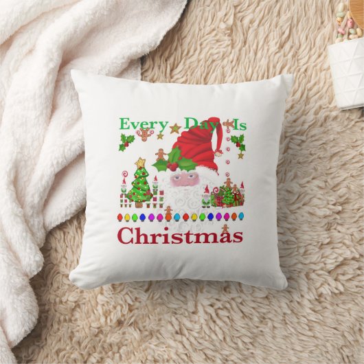毎日クリスマスだ クッション (ブランケット)