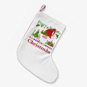 毎日クリスマスだ スモールクリスマスストッキング (正面 (吊り時))