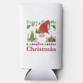 毎日クリスマスだ スリム缶クーラー (正面)