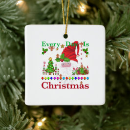 毎日クリスマスだ セラミックオーナメント