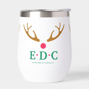 毎日クリスマスワインタンブラー