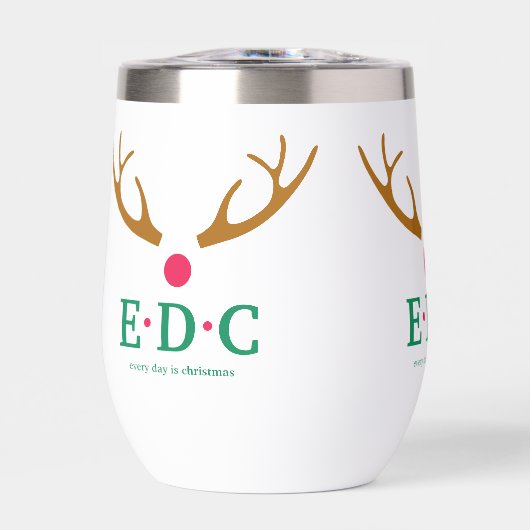 毎日クリスマスワインタンブラー (正面)