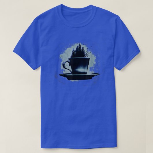 毎日グラインドグラフィックTeeCoffeeテーマ Tシャツ (デザイン正面)