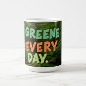 毎日グリーン» 「エコフレンドリー電話カバー コーヒーマグカップ (中央)