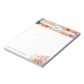 毎日シンプルのミニマルフローラ ノートパッド (回転)