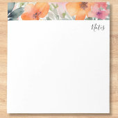 毎日シンプルのミニマルフローラ ノートパッド