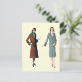毎日シンプルの衣服用コート ポストカード (スタンド正面)