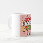 毎日ジョイを選ぶ可愛い猫&かわいい コーヒーマグカップ (正面左)