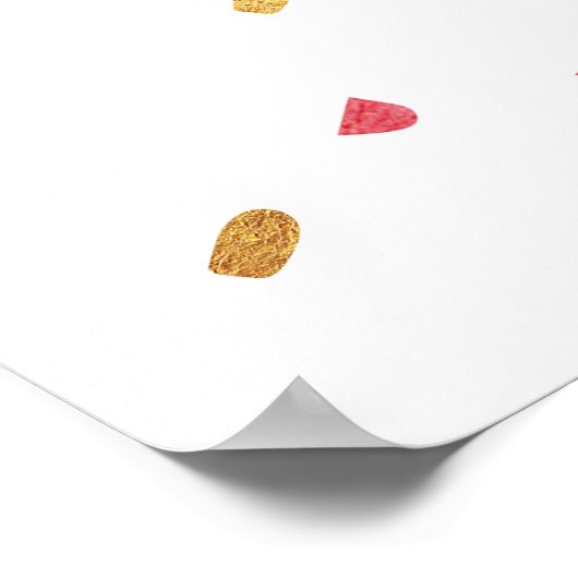 毎日スタート感謝ハート感動的引用文 ポスター (角)