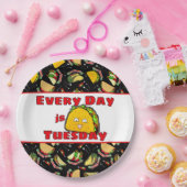 毎日タコ火曜日 ペーパープレート (パーティー)