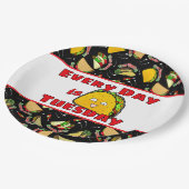 毎日タコ火曜日 ペーパープレート (アングル)