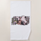 毎日ハロウィーン ビーチタオル (正面)