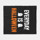 毎日ハロウィーン フリースブランケット (正面(横))