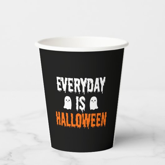 毎日ハロウィーン 紙コップ (正面)