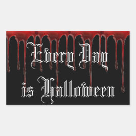 毎日ハロウィーン 長方形シール