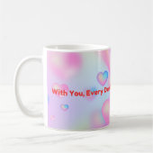 毎日バレンタインデー感じのように コーヒーマグカップ (左)