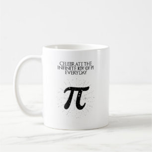 毎日パイの日を祝おう 無限の喜び 数学好きに コーヒーマグカップ