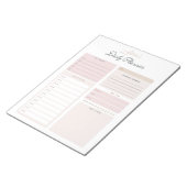 毎日パーソナライズされたプランナー ノートパッド (アングル)