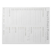 毎日パーソナライズされたプランナー ノートパッド (正面)