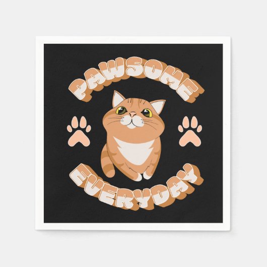 毎日パーム スタンダードカクテルナプキン (正面)