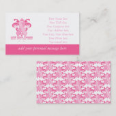 毎日ピンクのリボン 名刺 (正面/裏面)