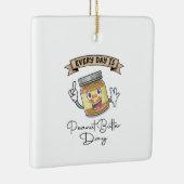 毎日ピーナッツバターの日 セラミックオーナメント (右)