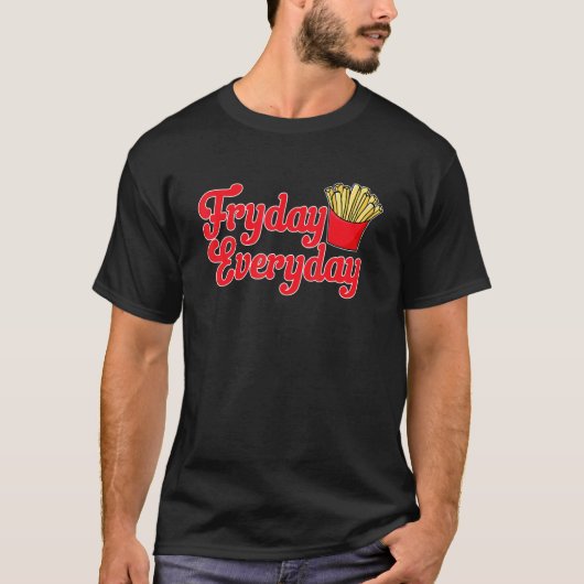 毎日フランスのフリース食品 Tシャツ (正面)