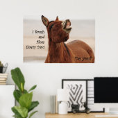 毎日ブラシで歯を浮かべる ポスター (ホームオフィス)